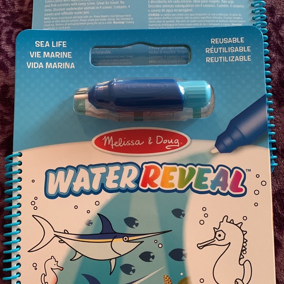 Melissa and Doug, Water reveal reusable scenes, Sea Life, - Picture 4 of 5